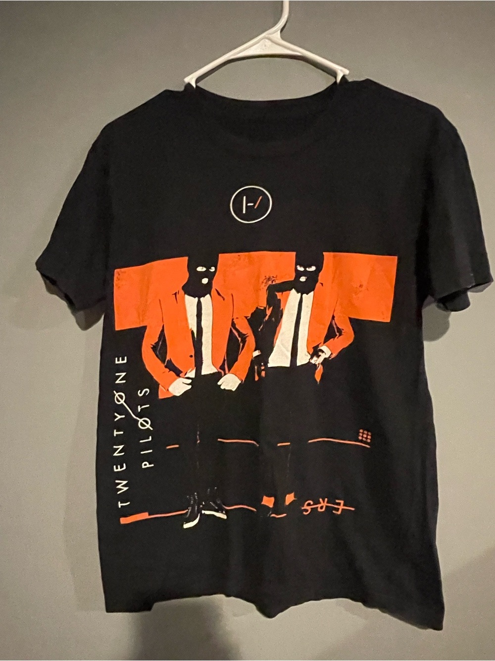 Twenty one Pilots Emotional Roadshow tour Black Graphic Tee small